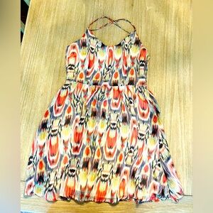 BB Dakota dress-spaghetti strap flowy bohemian/contemporary style mini -size 8.